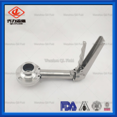 Sanitary Stainless Steel Tri-Clover Butterfly Valve