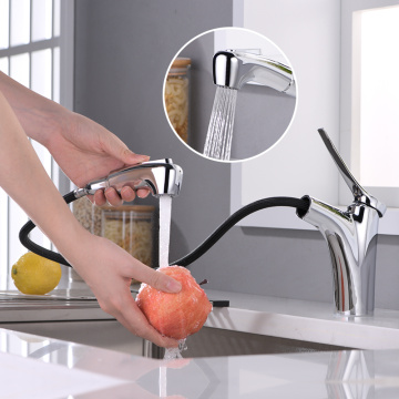 Stainless Steel Sensor Flexible Pull Out Basin Faucets