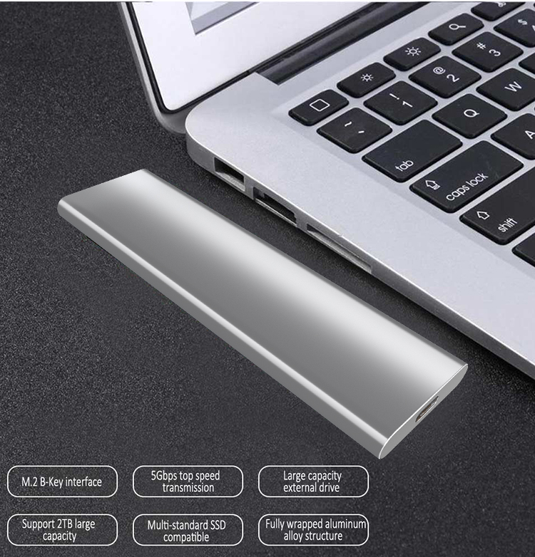 USB 3.0 NGFF M.2 SSD -behuizing