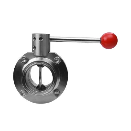 sanitary butterfly valve ferrule end butterfly valve
