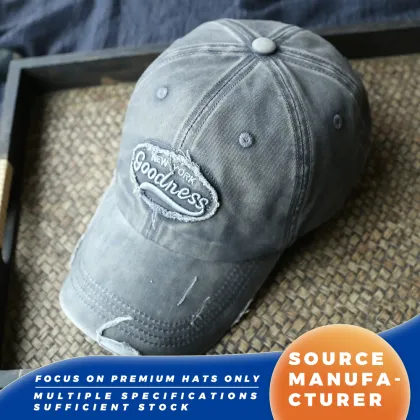 New York Goodness Washed Baseball Caps