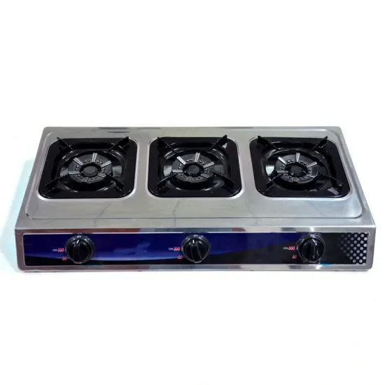 Three Burners Cooking Range Portable Camping Table Gas Stove with CE
