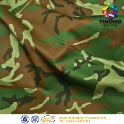 Forest Camouflage Fabric Military Uniform