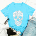 Halloween Costume Skull Cat T-shirt