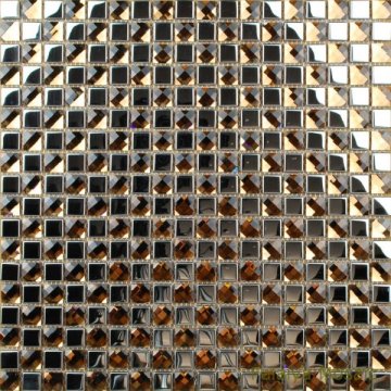 BX1501 Thirteen Facets Russian Diamond Mosaic Tile Crystal Glass Mosaic