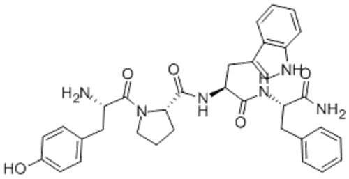 Name: L-Phenylalaninamide,L-tyrosyl-L-prolyl-L-tryptophyl- CAS 189388-22-5