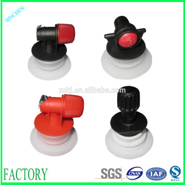 Various styles plastic bag in box spouts