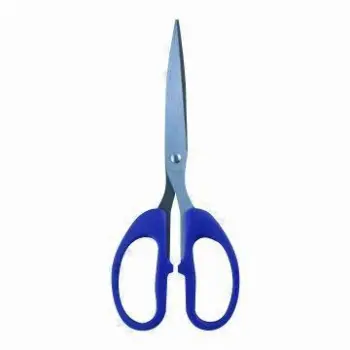 Office Scissors, Made of 18/0 Stainless Steel with Plastic Handle