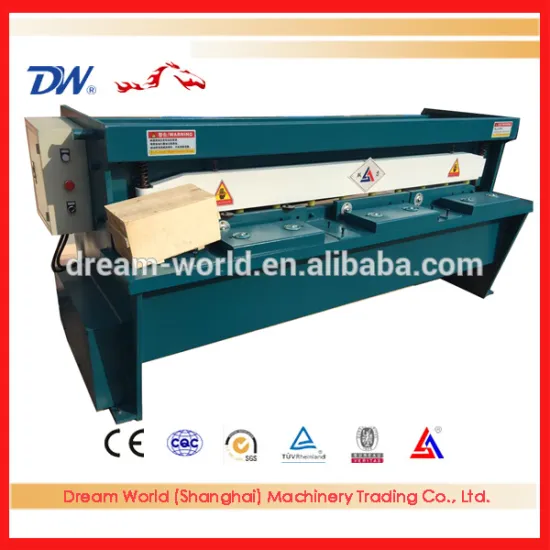 manual guillotine shearing machine for mult metal sheet plate with CE approval