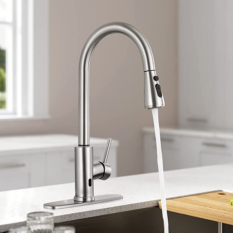 Toque libre TOUCHO activado Waterworks Kitchen Faucet