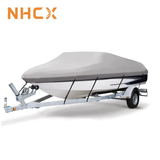 NHCX 600D Custom Waterproof Boat Cover for Trailerable Boats