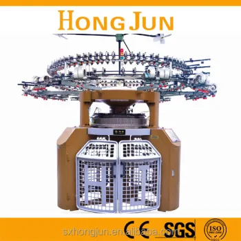 34 Inch 108 Feeders Interlock Knitting Machine