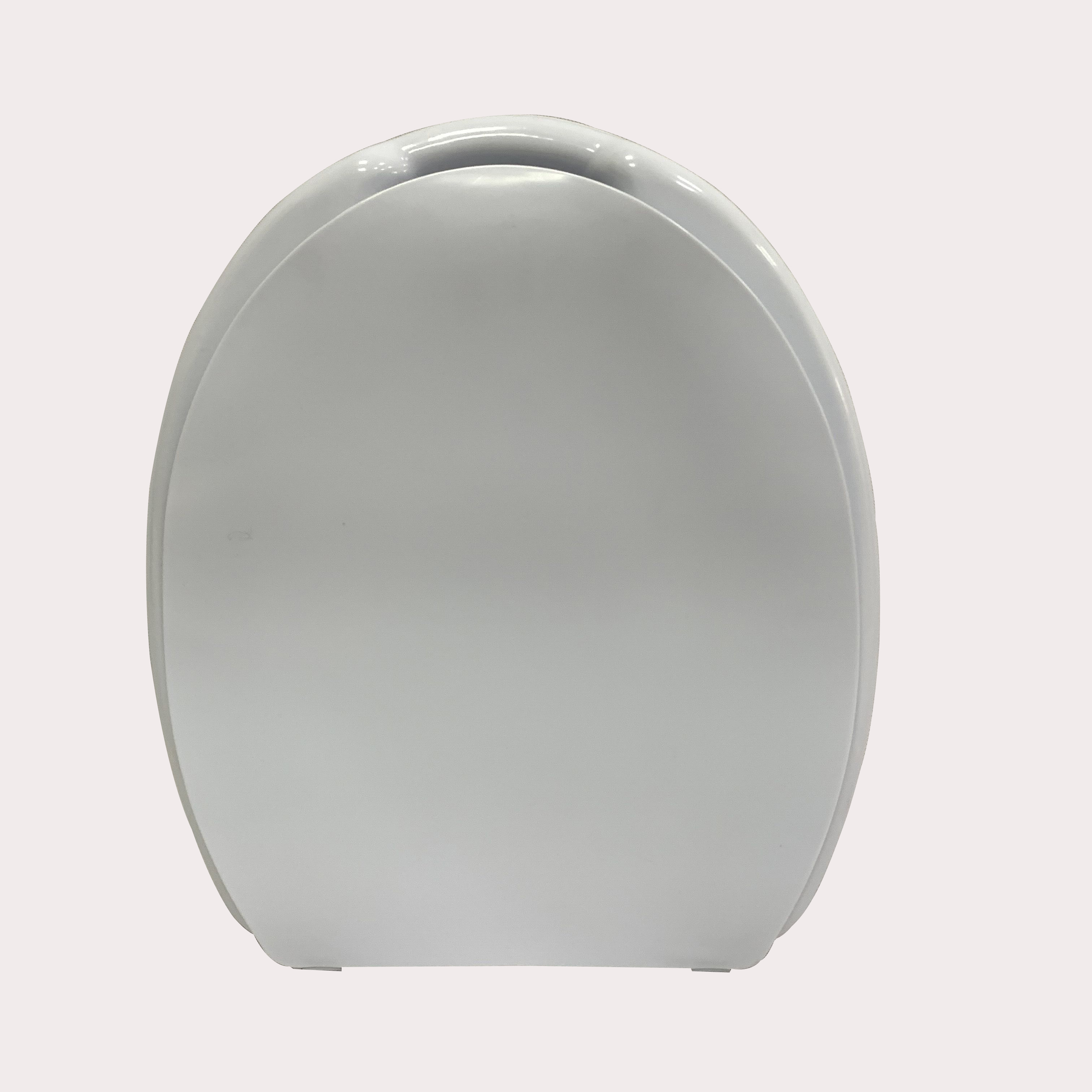 Plastic Smooth Elevated 4 Inch Raised Toilet Seat With Lid White TCA04A