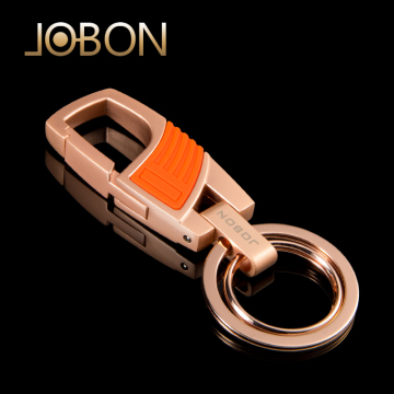 Custom Logo Zinc Alloy Metal Jobon Keychain with Gift Box Packaging
