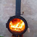 Outdoor -Feuer umgibt Energiekamin