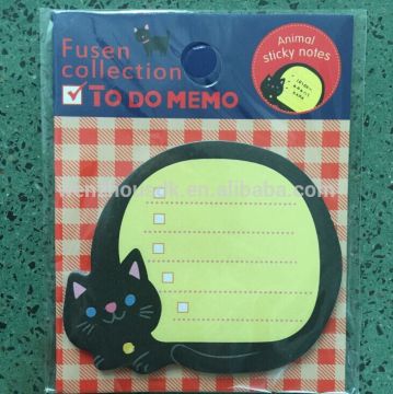 Cheap Personalized pasting animal panda sticky note/Japan high quality custom memo pad