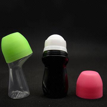 Botellas de plástico perfume vacía roll-on 50ml de capacidad