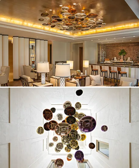 Commercial custom pendant lights for hotel
