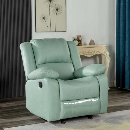 Modern Green Single Recliner Massage Home Cinema Sofa