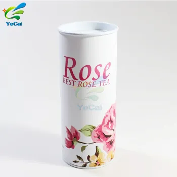 New Arrival Custom Printed Tea Packaging Tube Box, Food Packaging Tube Cans with Free Sample