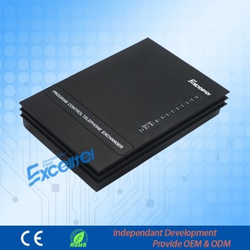 Excelltel /PABX system / SOHO PBX / mini pbx/MD206 2 CO line 6 extension for home and office