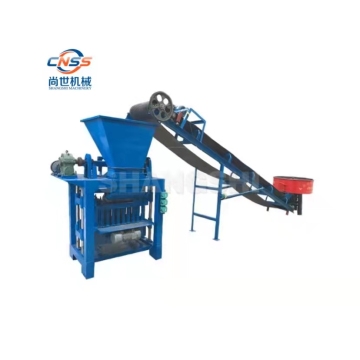 Semi-Auto Interlocking Concrete Brick Block Maker Machine - Free Trolley Cement Brick Making Machine