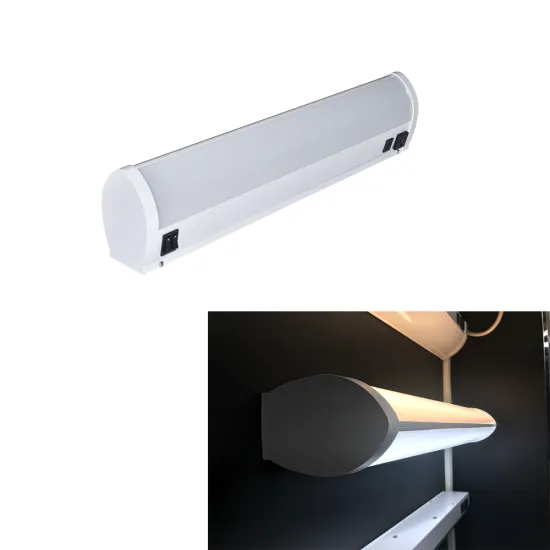 Wall-Mounted LED Linear Lighting Fixture for Hospital Bed