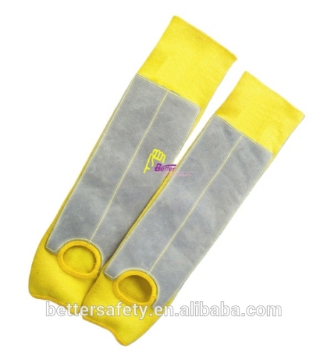 leather side pad heat resistant Aramid Fiber wholesale arm sleeves china supplier