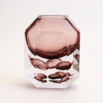 Special Design Crystal Glass Vase for Wedding and Home Decor