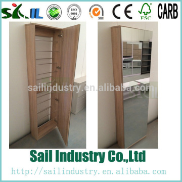 tall wood cabinet for news paper