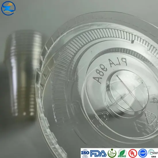 Transparent Thermoplastic PLA Cup PLA Raw Material