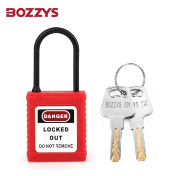 BOZZYS OEM 38MM Safety Plastic Nylon Insulated Padlock