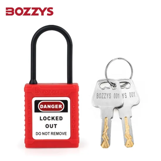BOZZYS OEM 38MM Safety Plastic Nylon Insulated Padlock