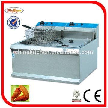 25L Counter Top Electric 2-Tank 2-Basket Fryer DF-904