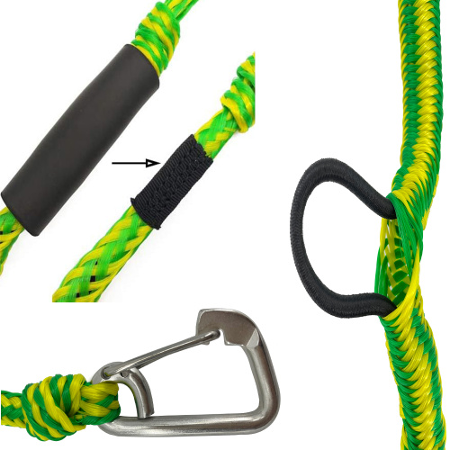 Bungee Dock Line Double Clips with 316 Stainless Steel Construction