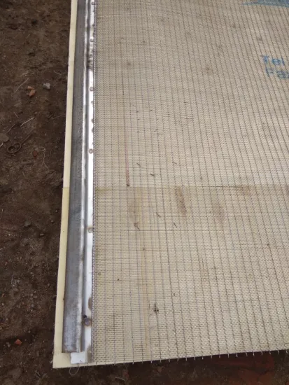 plain weave square hole crimped wire mesh