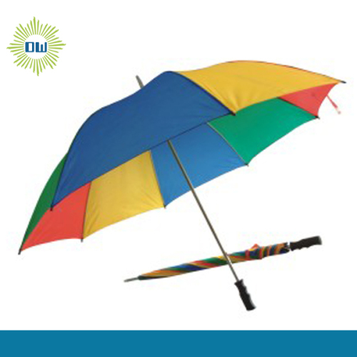 Berkualitas baik Sun-hujan Rainbow Payung Golf