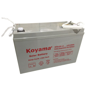 Baterie zasilania energią słoneczną 12 V: Bateria falownika 100AH ​​dla zasilania wiatru