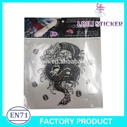 Chinese dragon sticker tattoo,body sticker tattoo
