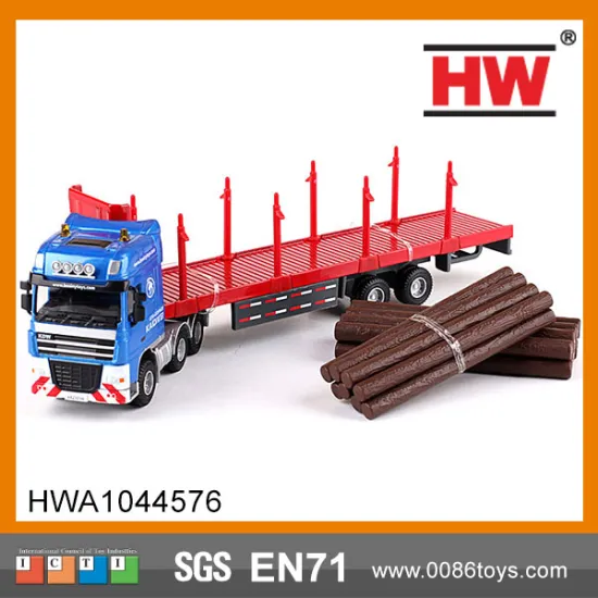 free wheel diecast truck trailer die-cast cars