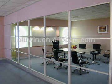 Good quality double glaze aluminium partition