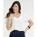 Camicette a maniche corte in chiffon Top estivi con scollo a V femminili