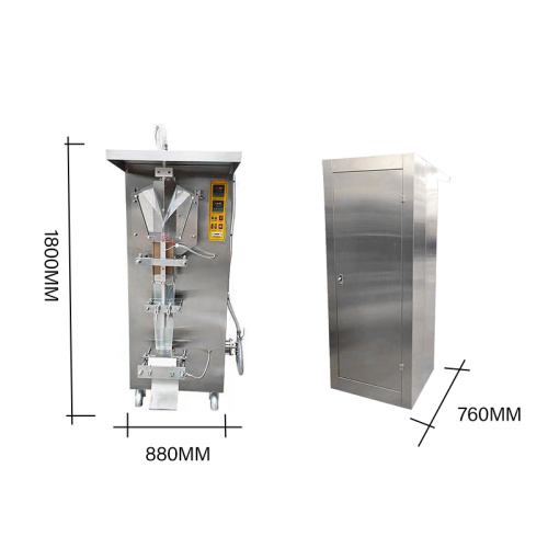 Máquina de embalagem multilina líquida embalagem automática