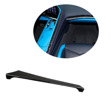 Kolfiber Central Control Panel Decoration Strip för 2020-2022 Chevrolet C8 Corvette