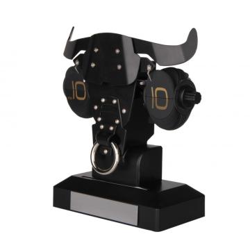 Bull Head Mode Flip Desk Clock Com Luzes