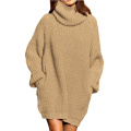 Women's Loose Turtleneck Long Sleeve Pullover Sweater