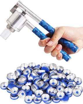 15 mm Perfume Bottle Crimping Machine - Manual Hand Tool for Perfume Bottles