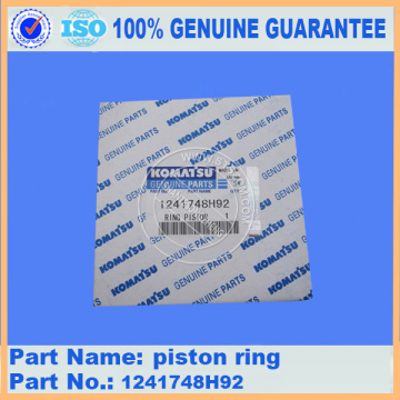 PC300-7 piston ring 1241748H92 komatsu excavator spare parts
