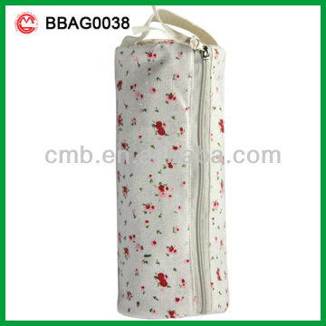 Nature fabric custom printed pencil case