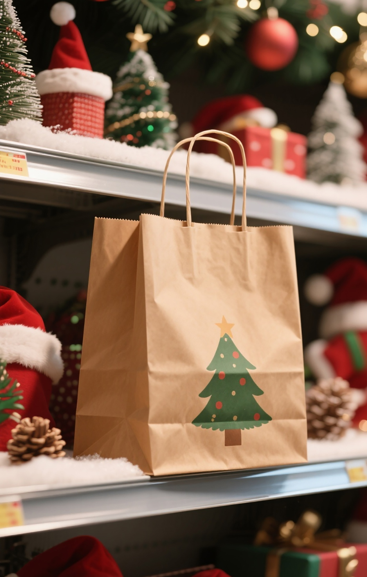 Personalized christmas tote bags
